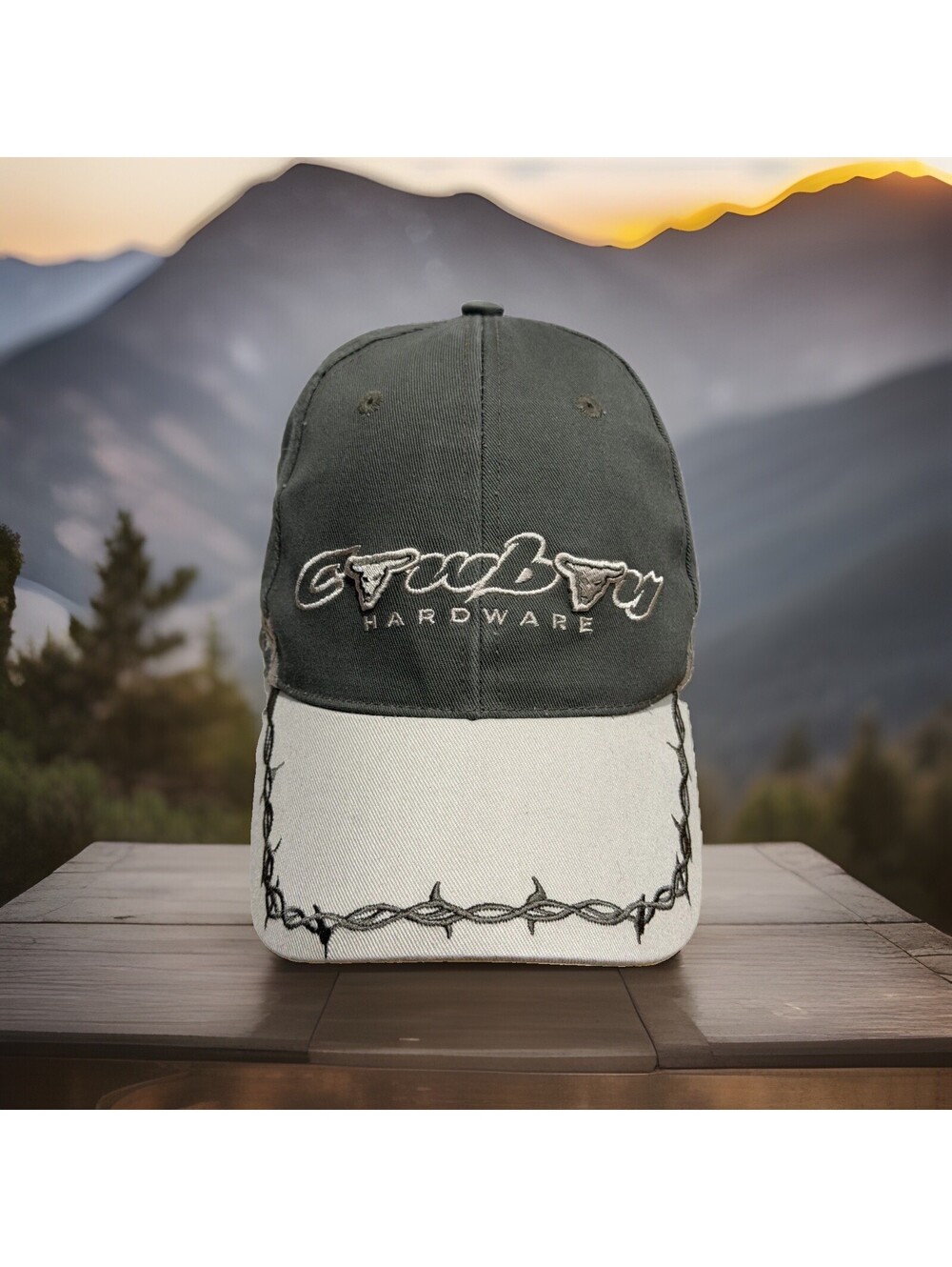 Boy Hardware Get A Grip Ranching Rodeo Enthusiast Barbed Wire Baseball Cap